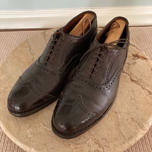 Rare Allen Edmonds “90th anniversary” Hamptons 9.5D matching belt 34